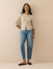 Blue Putney Barrel Leg Jeans
