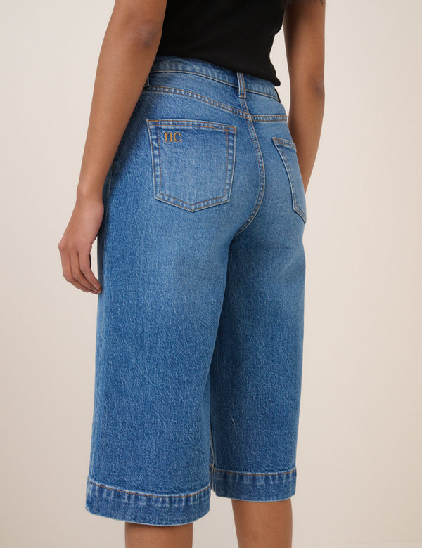 Denim Bermuda Shorts