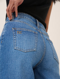 Denim Bermuda Shorts