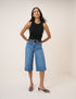 Denim Bermuda Shorts