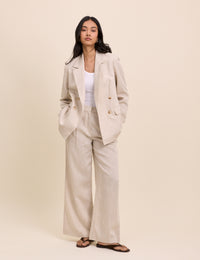 Stone Double Breasted Alicia Blazer