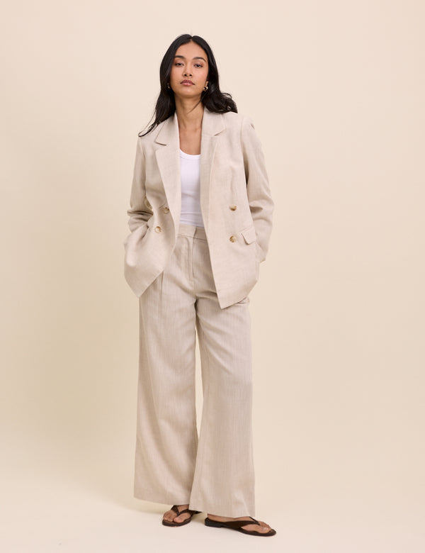 Stone Double Breasted Alicia Blazer
