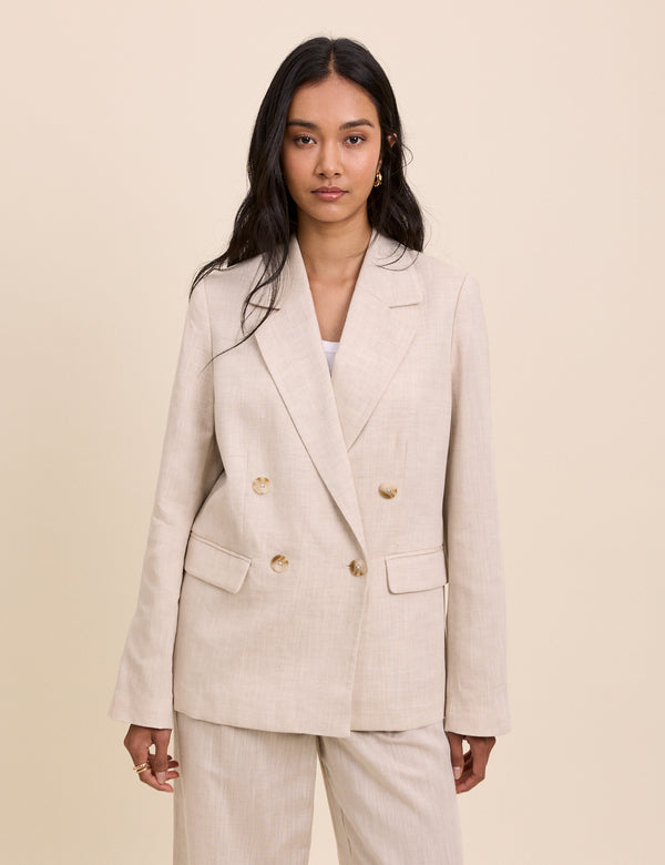 Stone Double Breasted Alicia Blazer