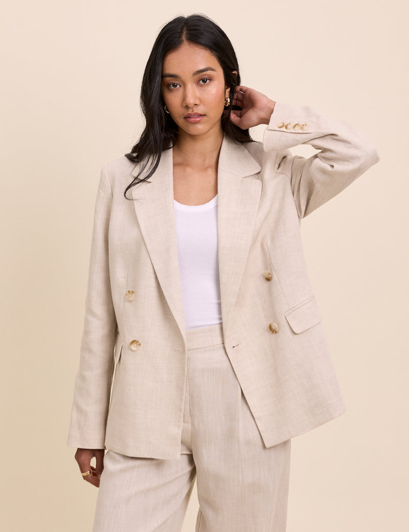 Stone Double Breasted Alicia Blazer