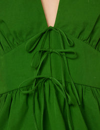 Green Halterneck Top
