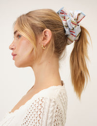 Yellow Double Layered Scrunchie