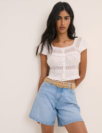 Natural Raffia Belt