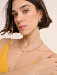 Gold Plated Starfish Earrings