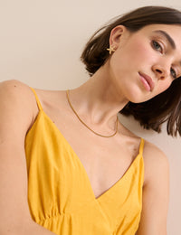 Gold Plated Starfish Earrings
