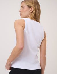 White Racer Vest