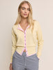 Butter Yellow Crew Neck Cardigan
