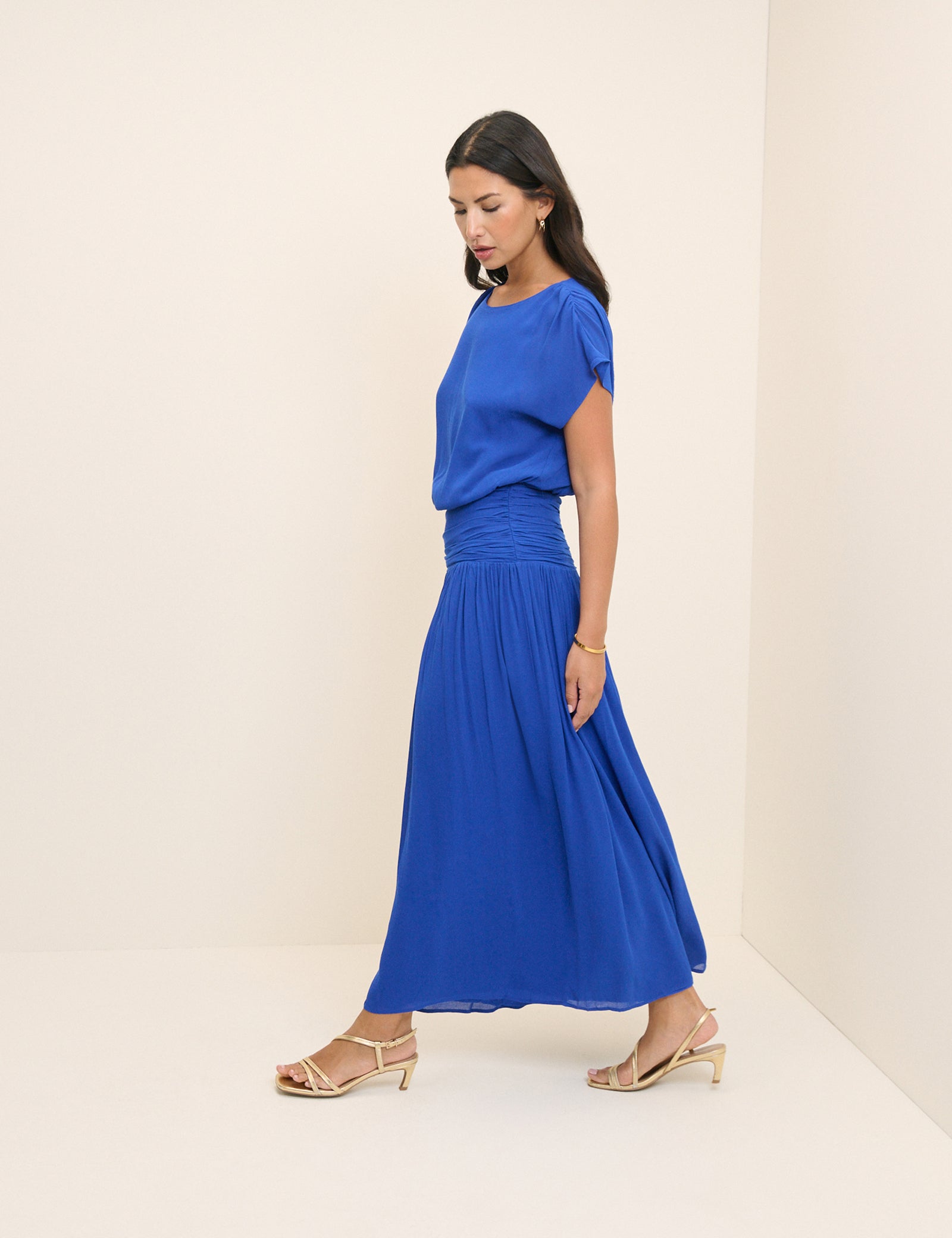 Cobalt Blue Pamela Maxi Dress