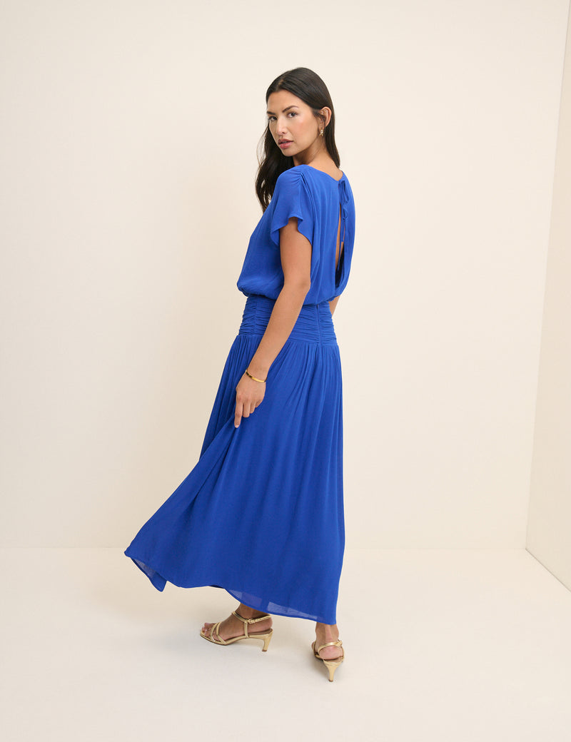Cobalt Blue Pamela Maxi Dress