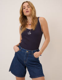 Dark Denim Bermuda Short