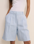 Baby Blue Bermuda Tailored Shorts