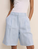 Baby Blue Bermuda Tailored Shorts