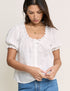 White Puff Sleeve Lumi Blouse