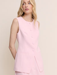 Pink Immy longline Waistcoat