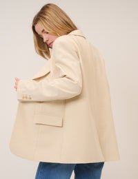 Cream Boyfriend Blazer
