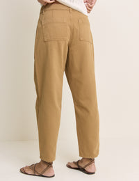 Camel Utility Pocket Trousers