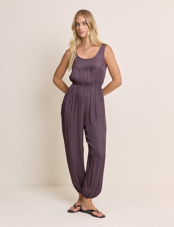 Plum Sleeveless Stephanie Jumpsuit