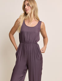 Plum Sleeveless Stephanie Jumpsuit