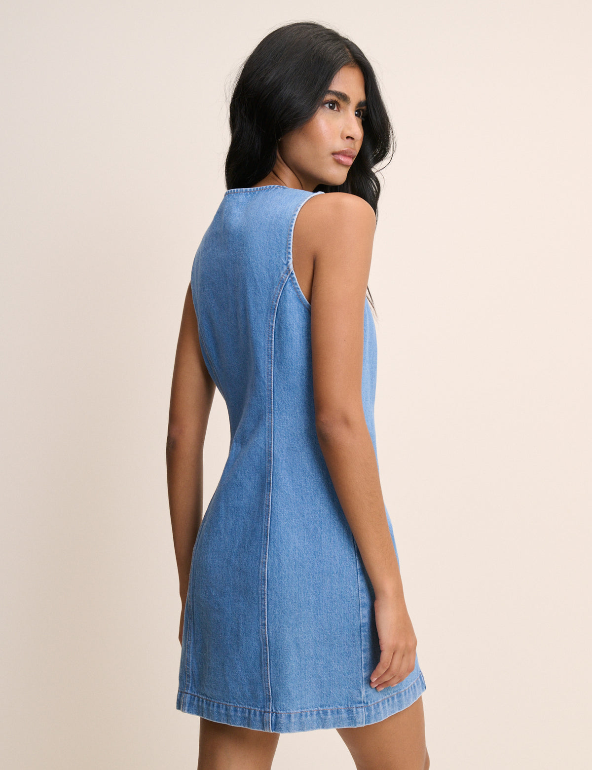 Blue Denim Ned Mini dress