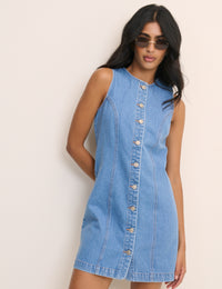 Blue Denim Ned Mini dress