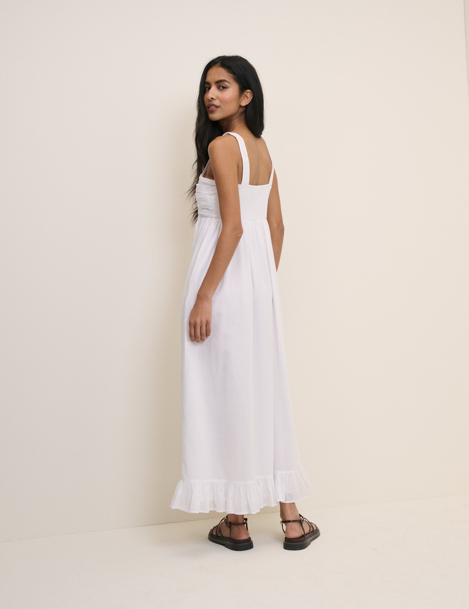 White Sunira Maxi Dress
