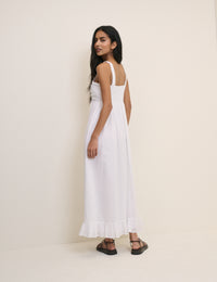 White Sunira Maxi Dress