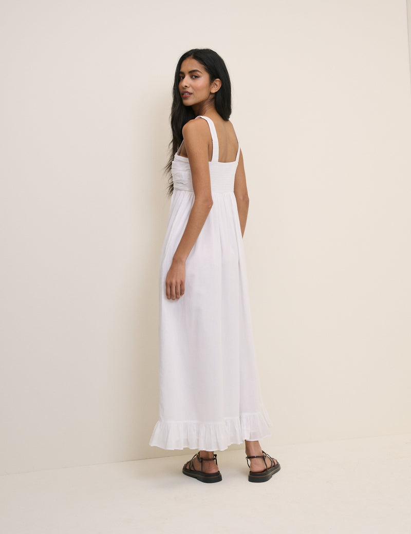 White Sunira Maxi Dress