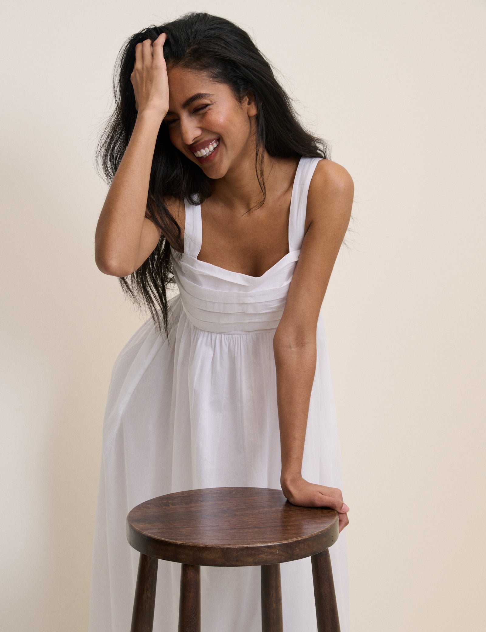 White Sunira Maxi Dress