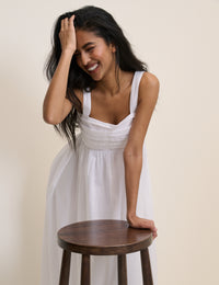 White Sunira Maxi Dress