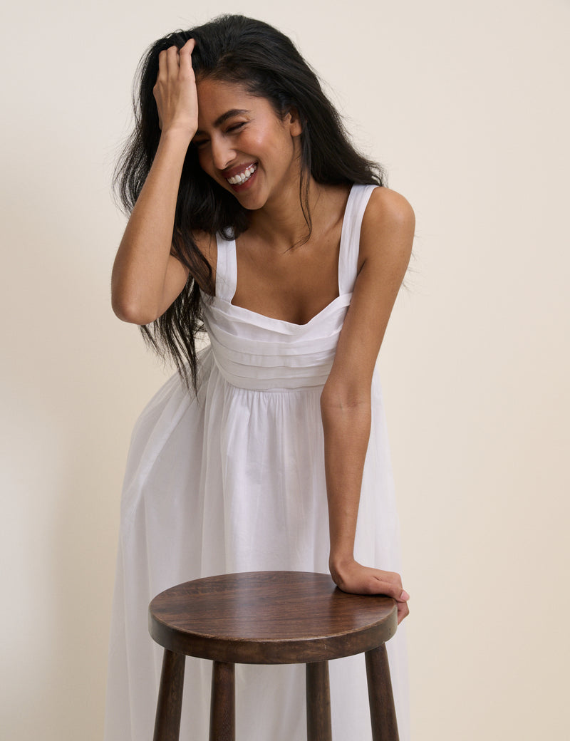 White Sunira Maxi Dress