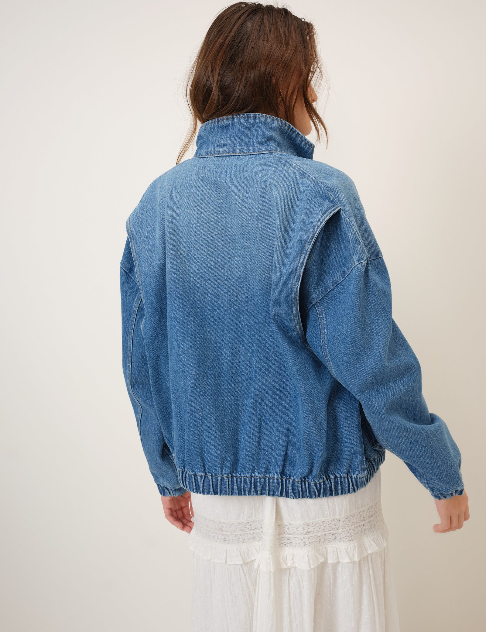 Denim Bomber Jacket