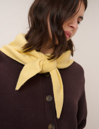 Butter Yellow Triangle Scarf