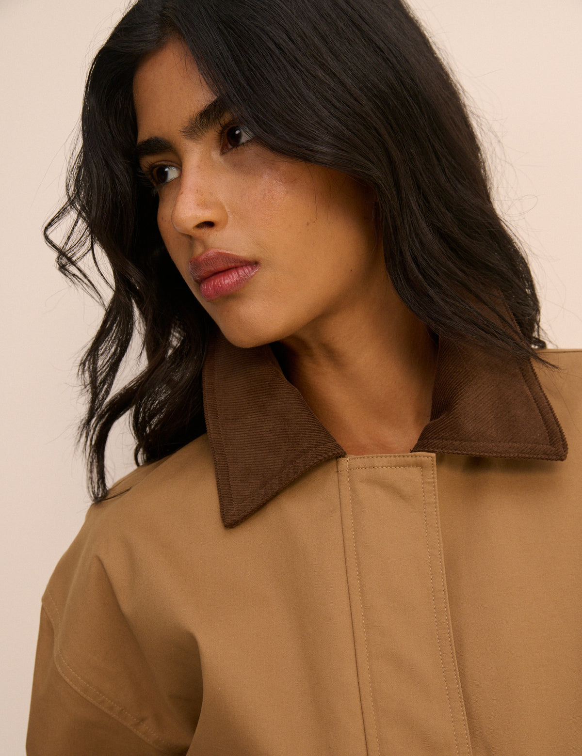 Camel Short Freddie Barn Jacket