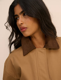 Camel Short Freddie Barn Jacket