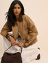Camel Short Freddie Barn Jacket