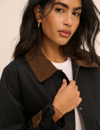 Navy Short Freddie Barn Jacket