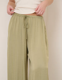Green Vida Balloon Leg Trousers