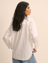 White Hestia Relaxed Shirt