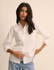 White Hestia Relaxed Shirt