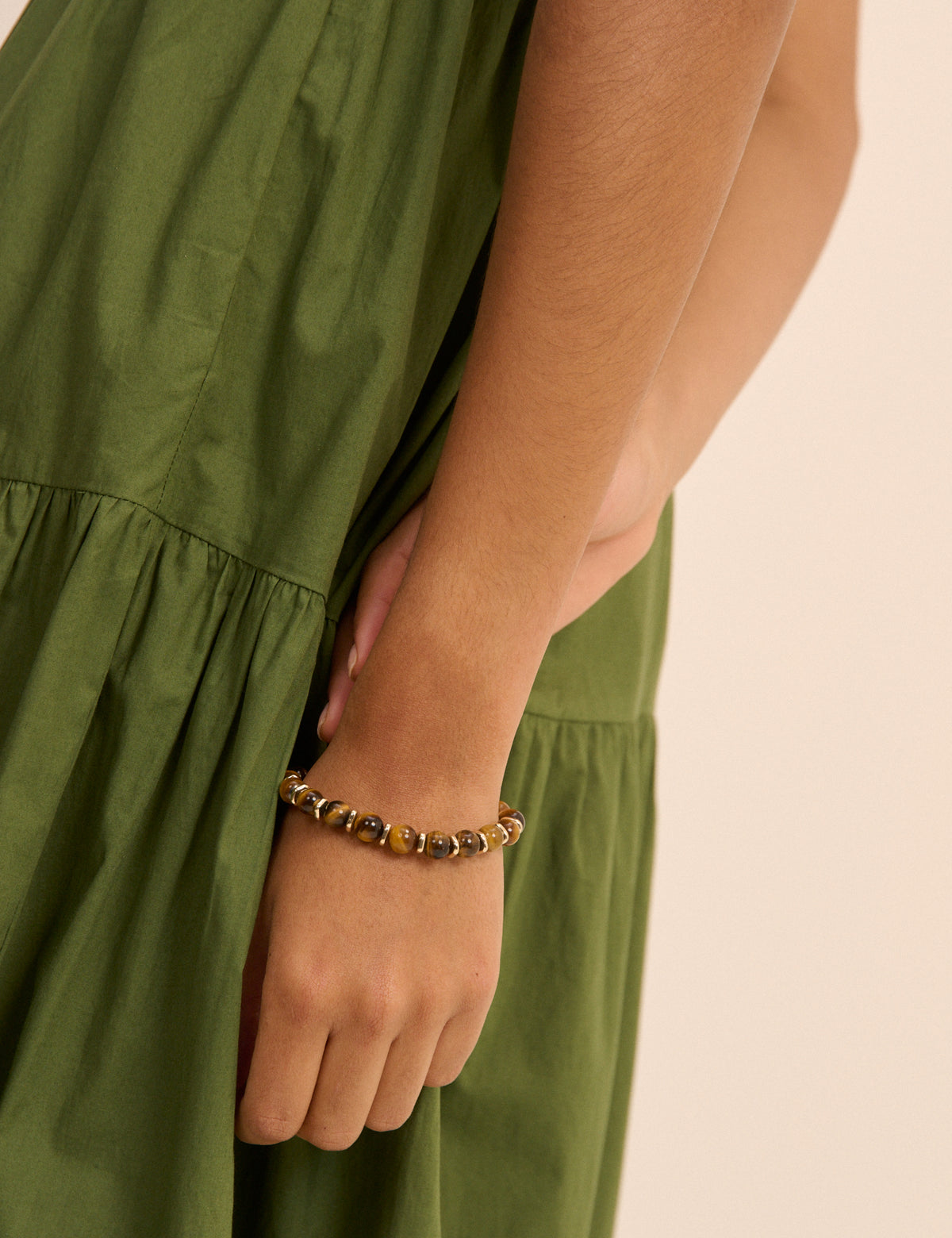 Tigers Eye Beaded Bracelet