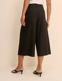 Black Romy Tailored Culottes