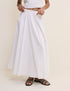 White Crystal Maxi Skirt