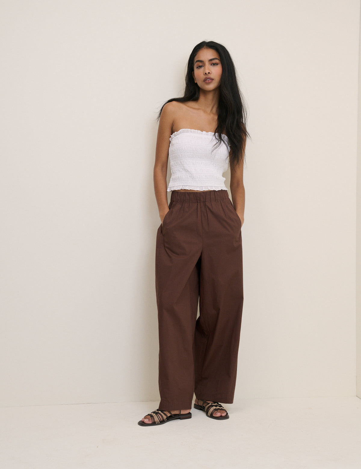Brown Roy Balloon Trousers