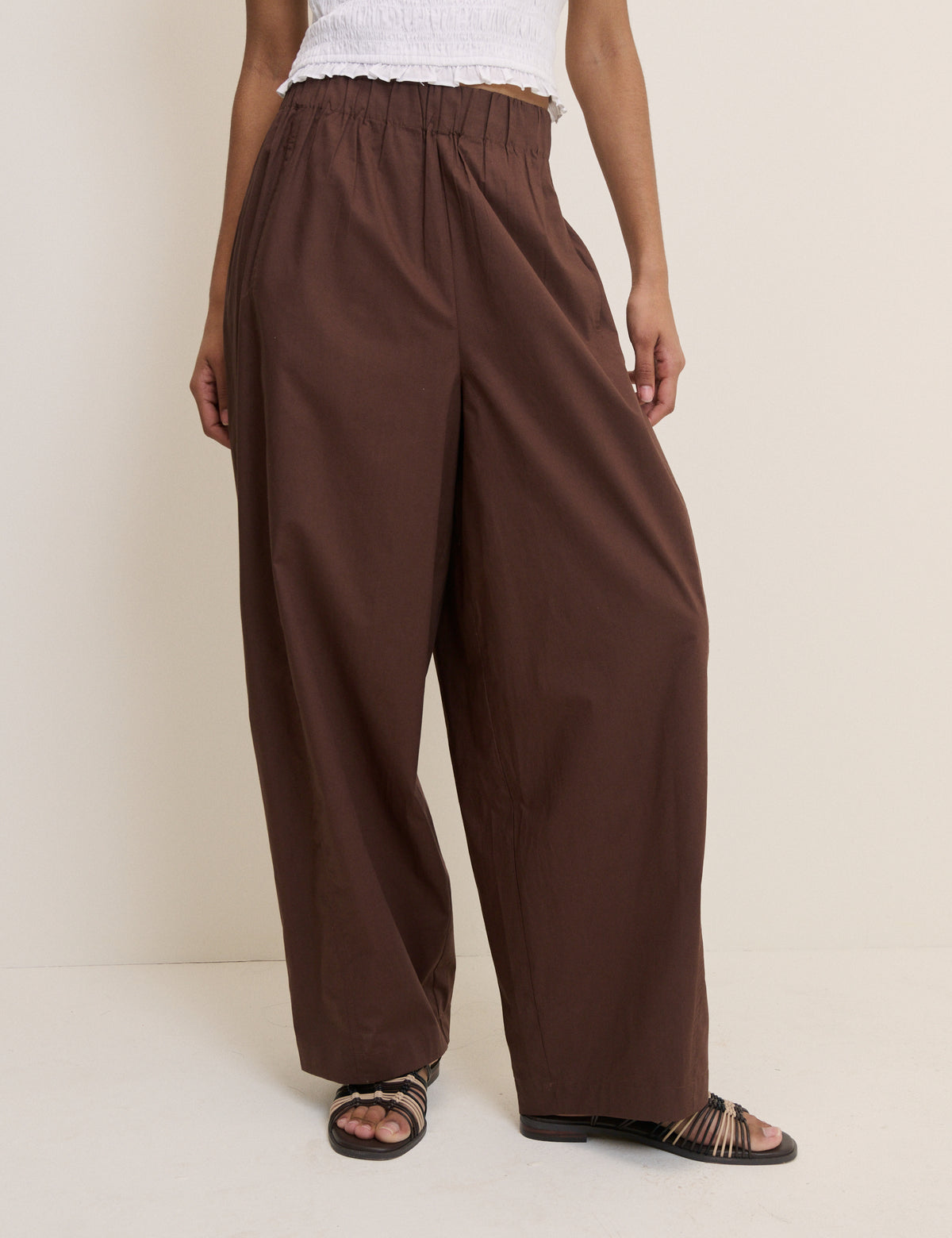Brown Roy Balloon Trousers