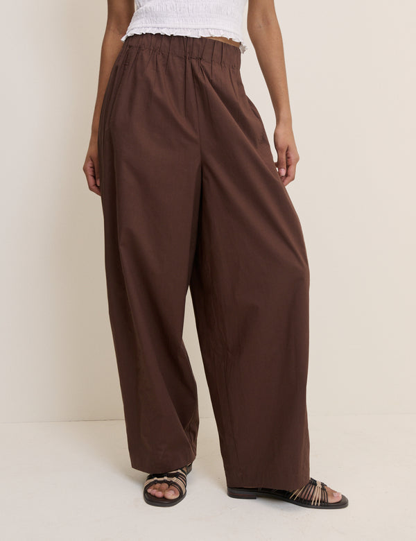 Brown Roy Balloon Trousers
