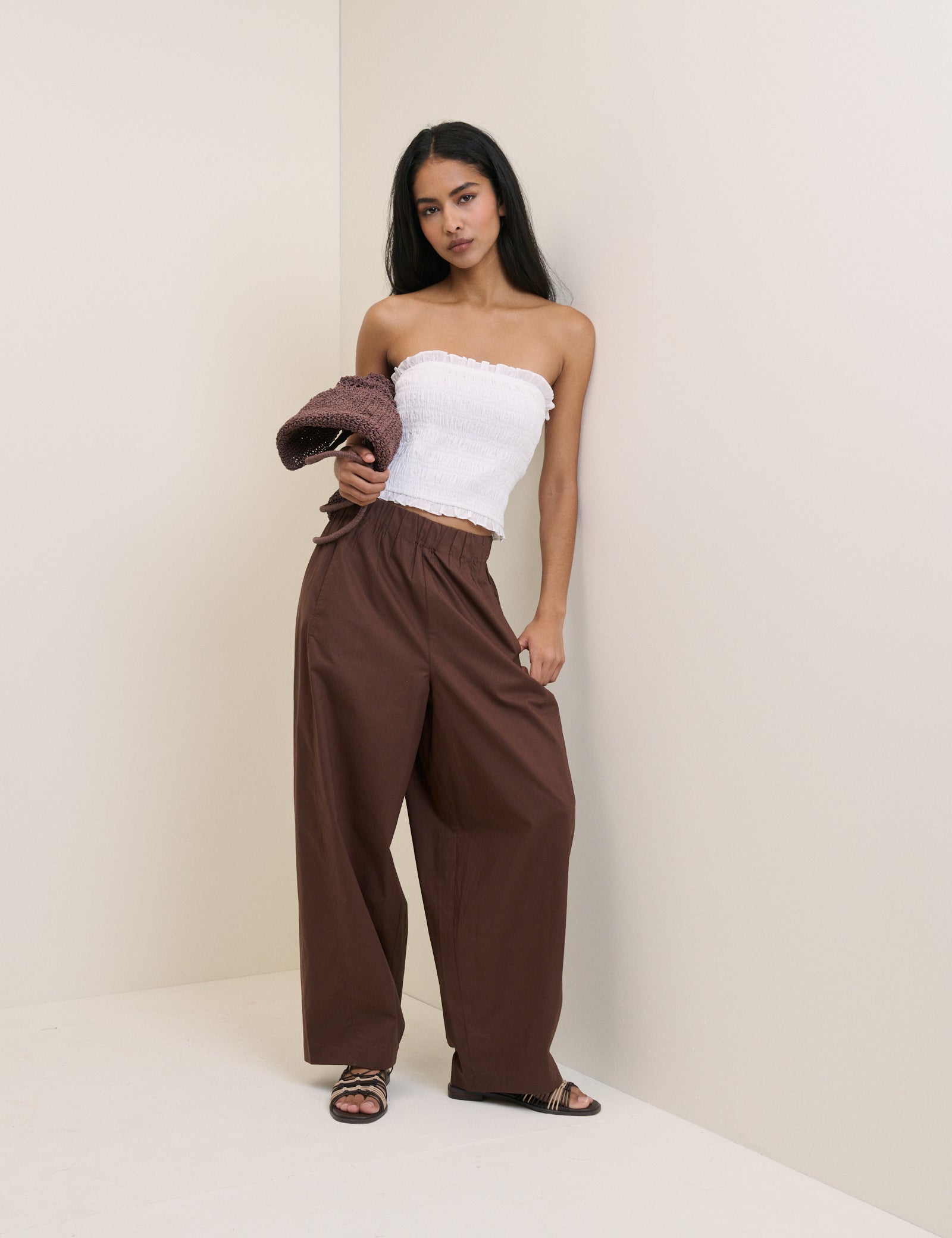 Brown Roy Balloon Trousers